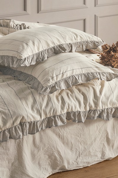 ست کاوری طوسی لبه دار نچرال