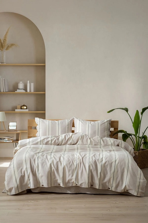 ست کاوری نقره ای لینن