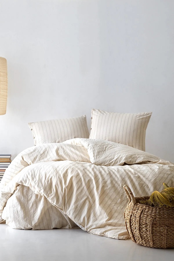 ست کاوری کرمی لینن