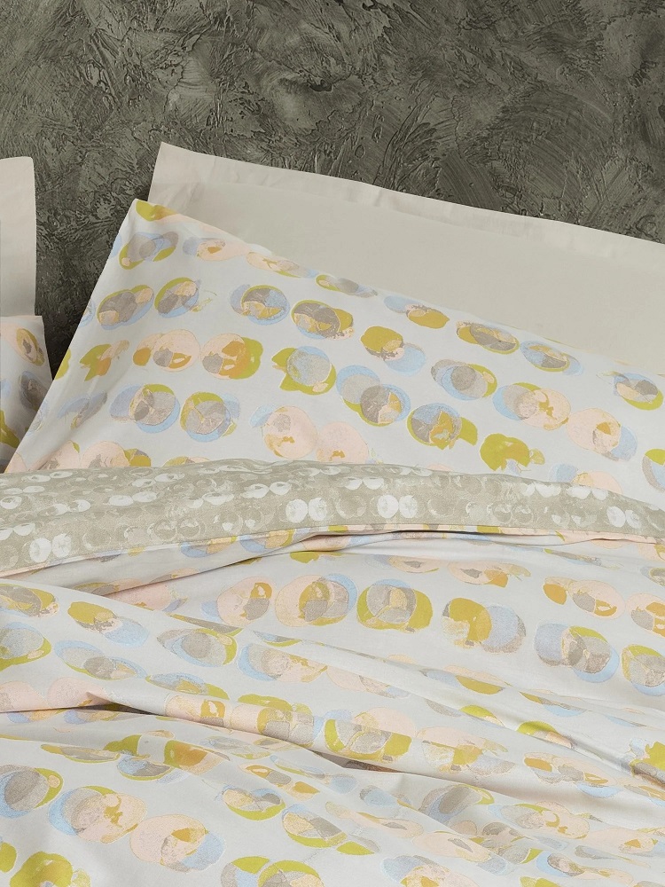 ست کاوری سفید مینیمال کتان باکس