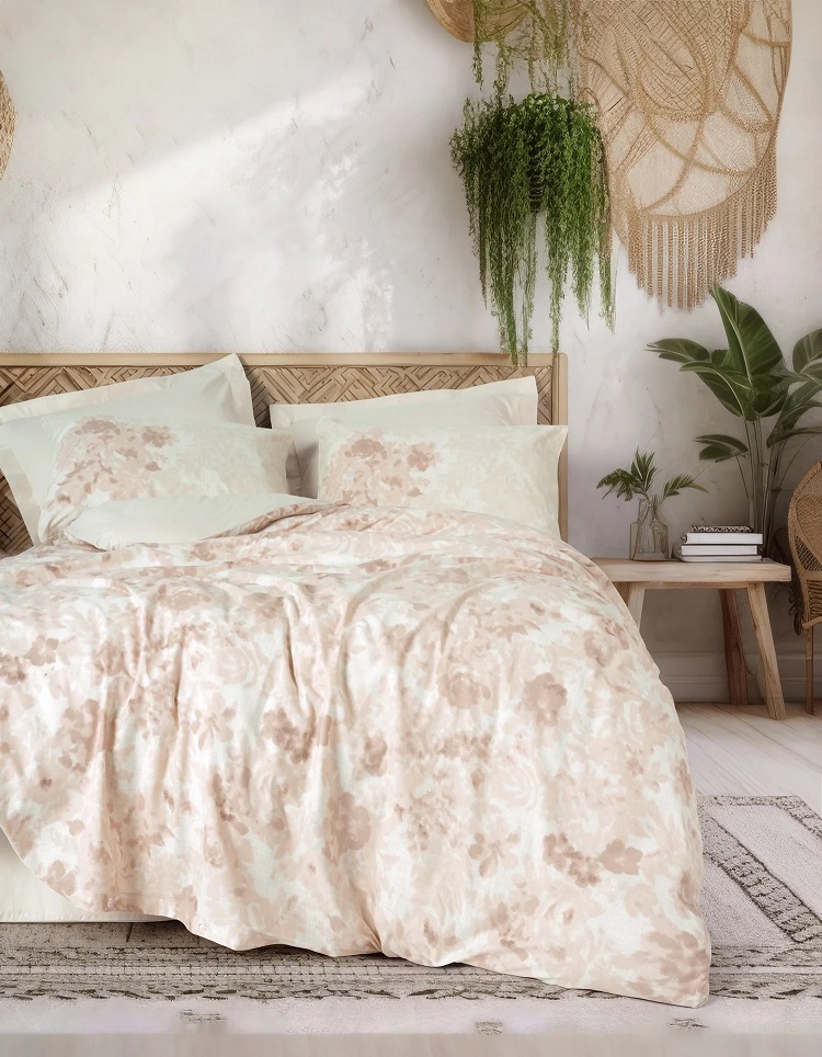 ست کاوری بژ کتان باکس