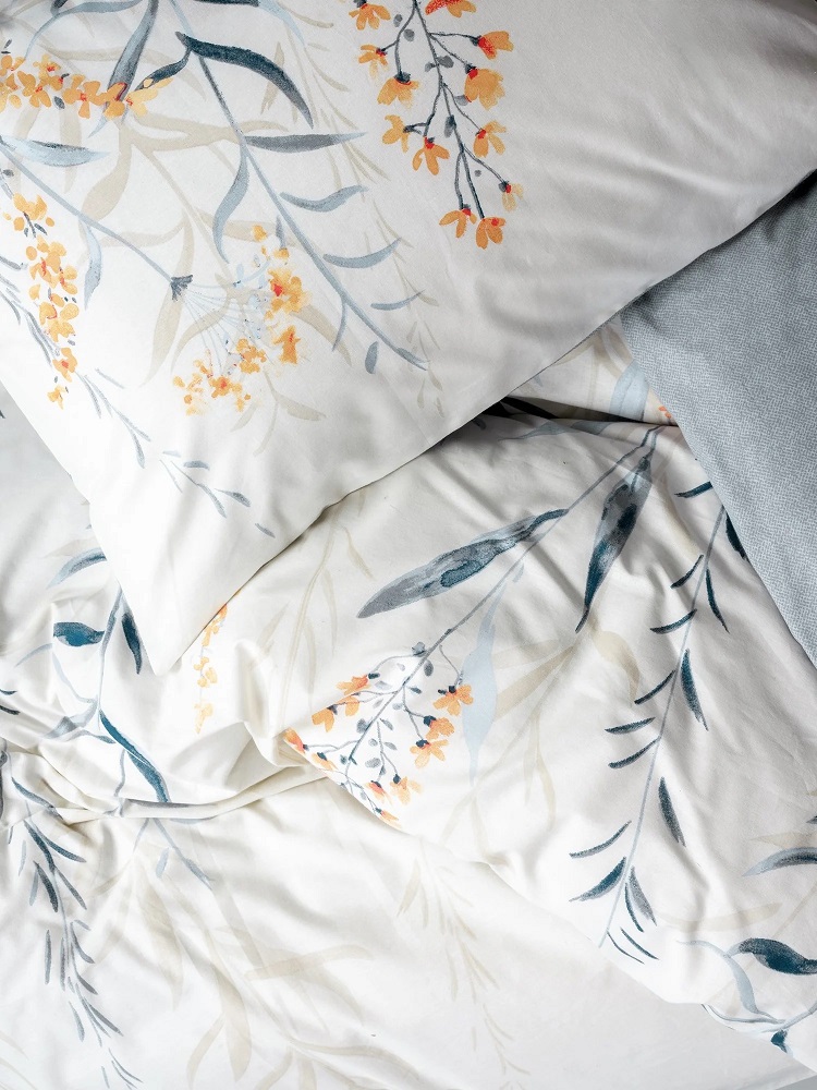 ست کاوری طوسی کتان باکس