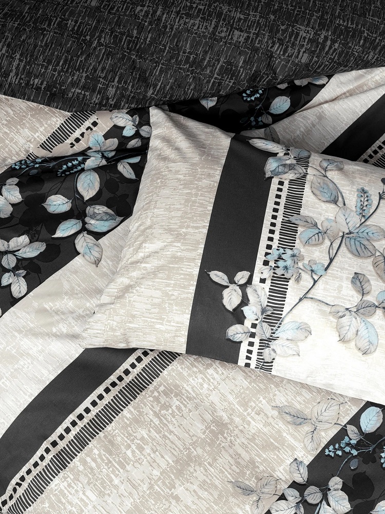 ست کاوری خاکستری کتان باکس