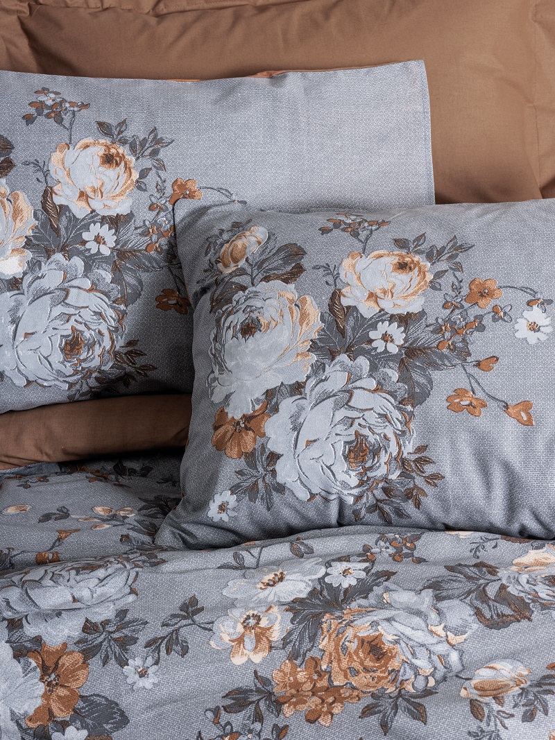 ست کاوری قهوه ای کتان باکس