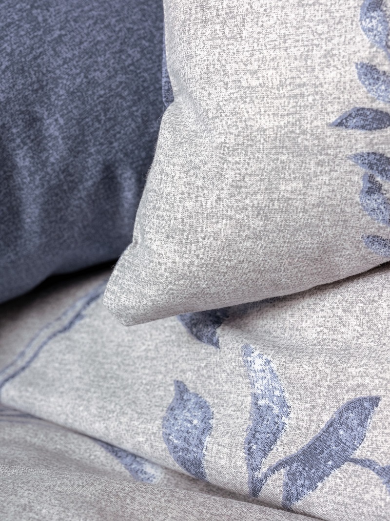 ست کاوری آبی کتان باکس