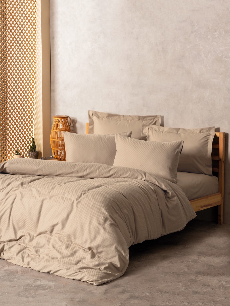 ست کاوری بژ کتان باکس