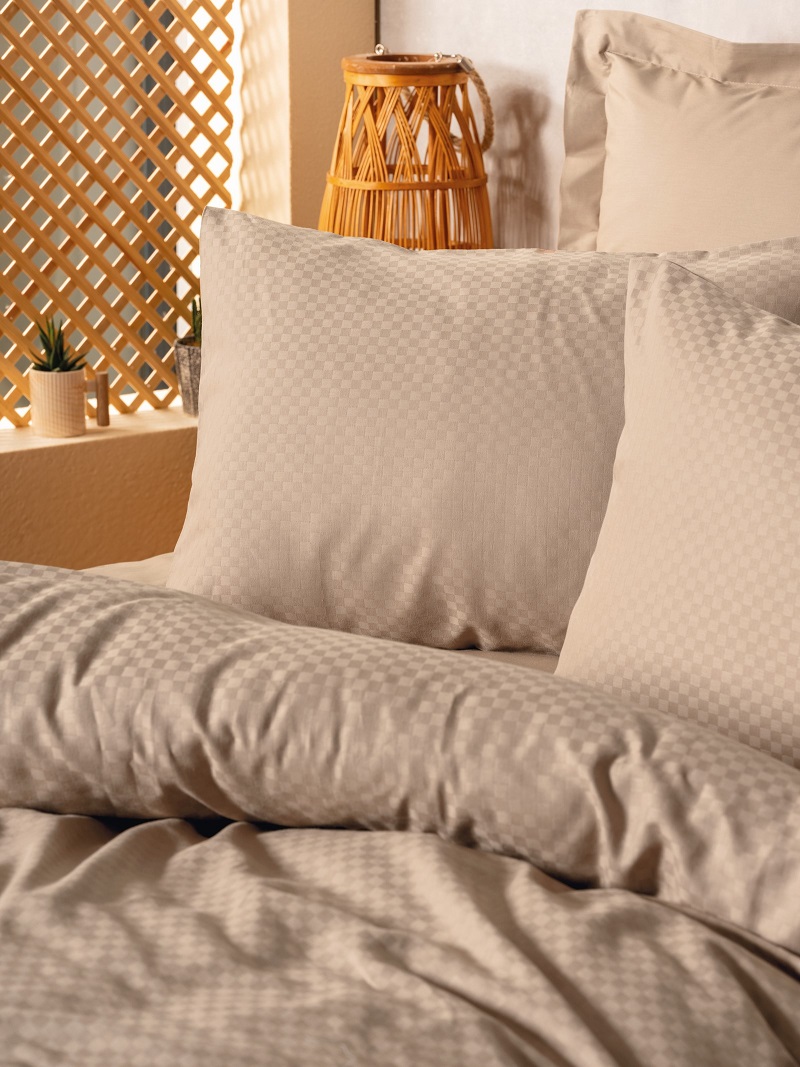 ست کاوری بژ کتان باکس