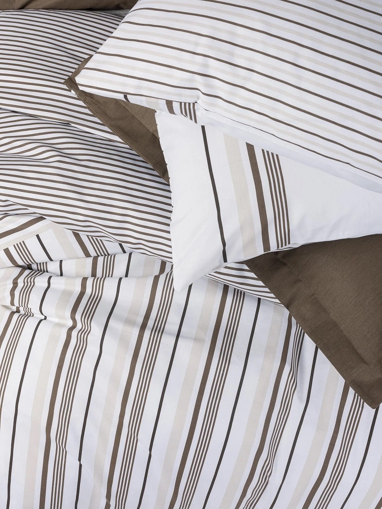 ست کاوری قهوه ای کتان باکس